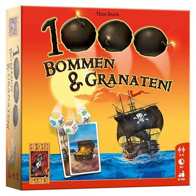 999 Games - 1000 Bombs & Grenades! Dice game - from 8 years - One of the best ga