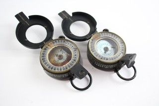 2 x 1939 Dated War Time Military Compasses Maker TG Co Ltd London MkIII