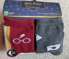Harry Potter Shortie Crew Socks 10 pairs Women's shoe size 4-10 - New