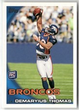 2010 TOPPS #275 DEMARYIUS THOMAS DENVER BRONCOS RC