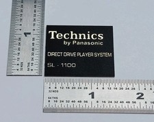 Technics SL-1100 Turntable/Equipment 1.5" Badge Logo Premium Gold With Adhesive