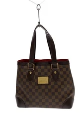 LOUIS VUITTON Tote Bag Hampstead PM_Damier Ebene PVC Brown Used