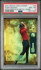 2021 Metal Universe Tiger Woods Orange Precious Metal Gems PMG /100 PSA 8