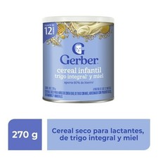 Cereal Seco Para Ni os Gerber Trigo Integral con Miel 270g 12 Meses