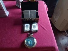 Vintage Slim Zippo ( Refurbed From Zippo With **New** And **Original** Inserts