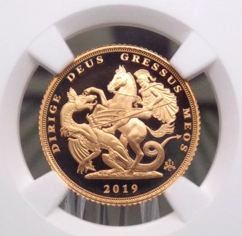 2019 St. Helena Queen Victoria 1/2 Gold Sovereign Proof NGC PF69 UC #002 200th