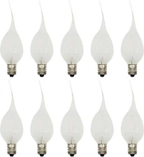 Creative Hobbies Silicone LED Night Light Bulbs, C7 Replacement Light Bulbs R