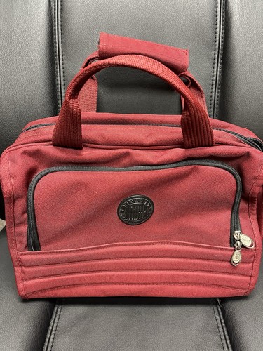 Ricardo Beverly Hills Travel Cosmetic/Toiletries Organizer Red Canvas 