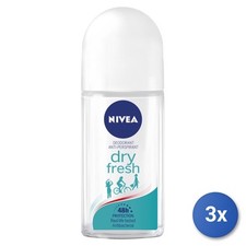 3X NIVEA Dry Fresh Roll-On 50 ML