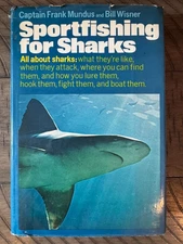 Rare SPORTFISHING FOR SHARKS Capt. Mundus & Wisner HB/DJ 1st How-To Catch Find