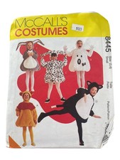 90s McCalls 8445 Childrens Costumes Sewing Pattern Size Small 3-4 Cosplay UNCUT