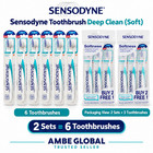 6s Sensodyne Deep Clean Precision Toothbrush SOFT For Sensitive Teeth