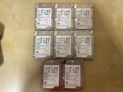 Lot Of 8 Seagate 900GB 2.5'' SAS Hard Disk Drives ST900MM0026
