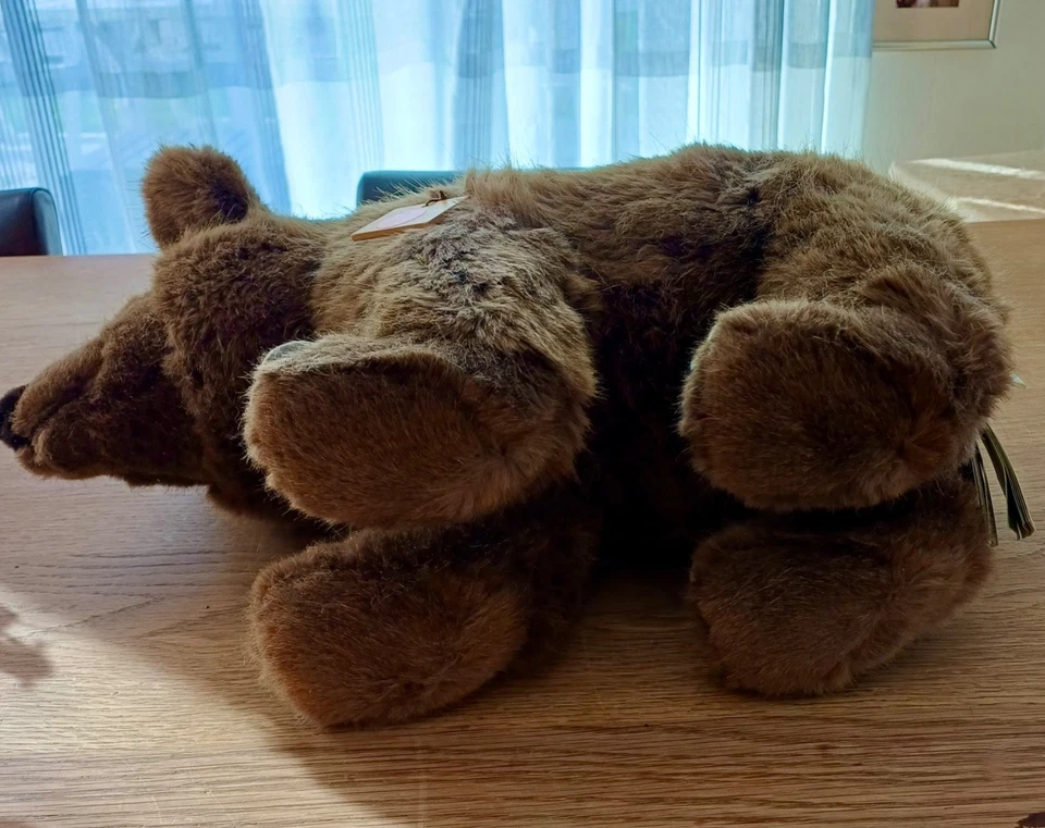 SPIEL GUT KÖSEN GRIZZLY BÄR KUSCHELTIER HANDARBEIT GERMANY 42cm - Bild 2 von 4