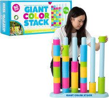 Giant Color Stack Challenge By Relatable Strategy Stacking Game With 50 Puzzle