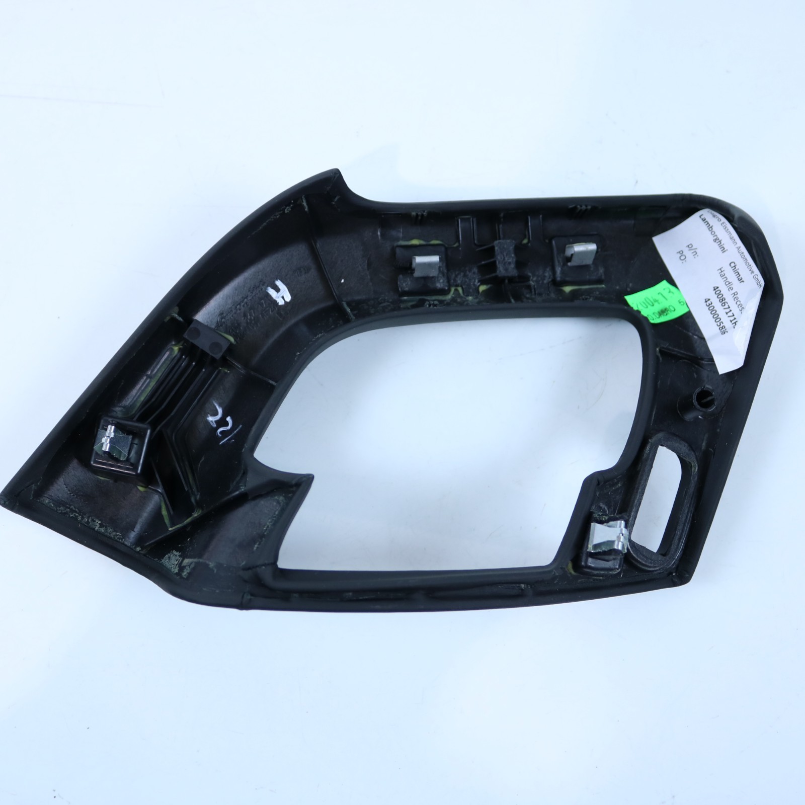 GENUINE LAMBORGHINI GALLARDO LP560 LH UPHOLSTERED HANDLE RECESS 400867171HSK1