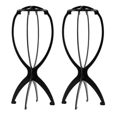 Plastic Wig Stand Hat Display Mannequin Head Stand for Styling Drying Display