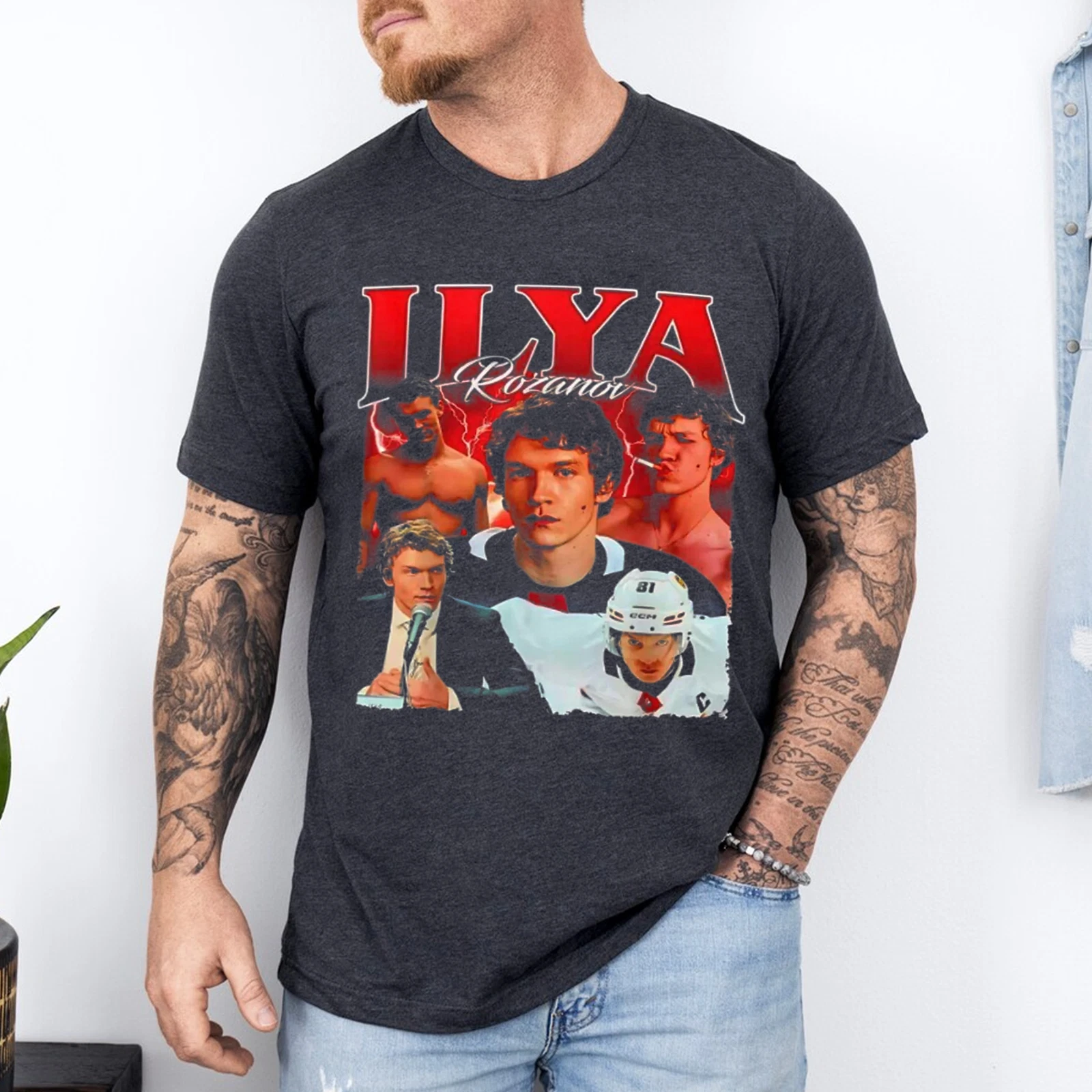 Vintage Retro 90s Ilya Rozanov Shane Hollander T-Shirt