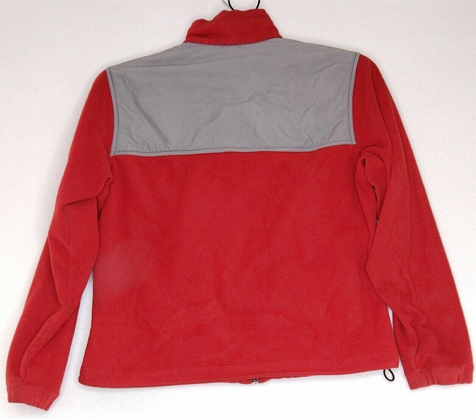 Columbia Womens Jacket Full Zip Pockets Collared Size Medium Red Gray thumbnail 2
