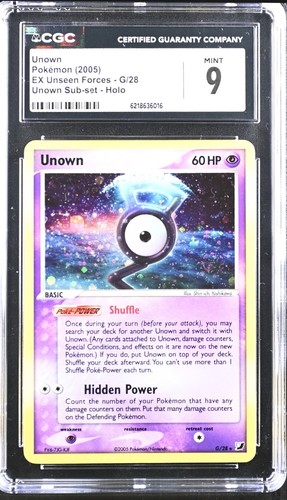 Unown graded CGC 9 for sale on eBay