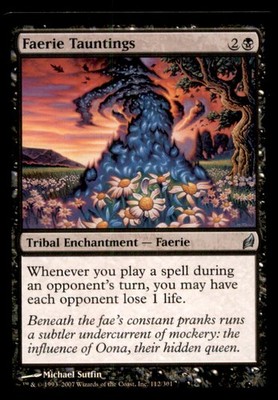 Faerie Tauntings LP Light Play Lorwyn MTG [9804]