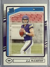 2024 Donruss #303 J.J. McCarthy Rated Rookie RC Vikings
