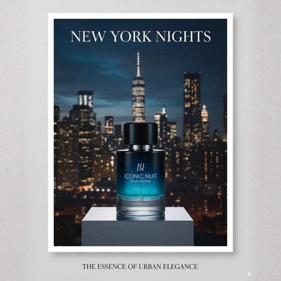 Iconic Nuit Pour Homme Grandeur new 3.4oz EDP Men's Original