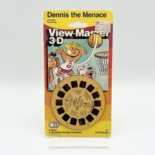1988 Vintage View-Master 3-D Dennis The Menace Reels, Cartoon Favorites