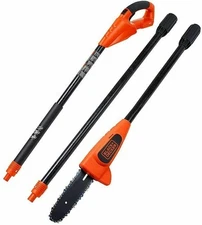 BLACK+DECKER 20V MAX* Pole Saw 8-Inch Tool Only LPP120B Battery Powered Black US