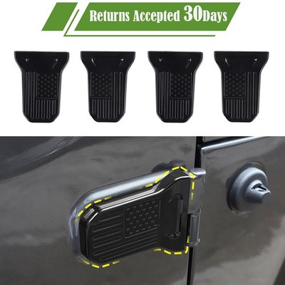 Exterior Door Sides Hinge Cover Trim for Jeep Wrangler JL JT 2018+ 2Dr Us Flag