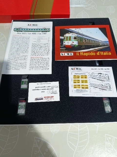 Acme 70035 FS set elettromotrici Ale 601 "Il Rapido d'Italia" Limitata 113/500 - Immagine 4 di 4