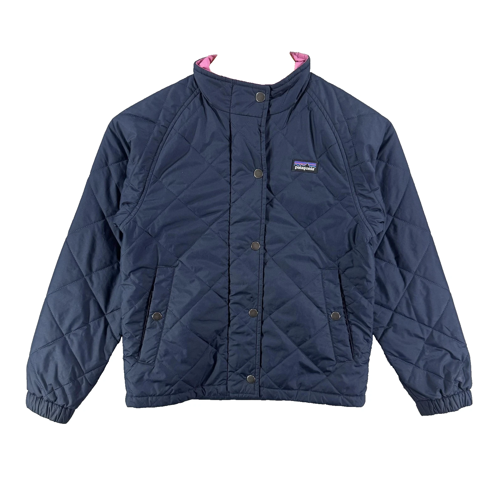 Patagonia Jacket Kids 10 Blue Quilted Insulated Full Zip Winter Outdoor
Opens in a new window or tab