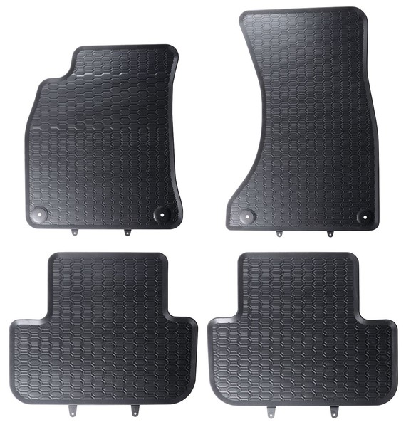 GummifußMatten Set FüR Audi A4 B8 + A5 8T Gummimatten FußMatten Automatten-image
