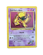 Pokemon Card Sabrina's Abra Black Star Promo 19 Near Mint on eBay