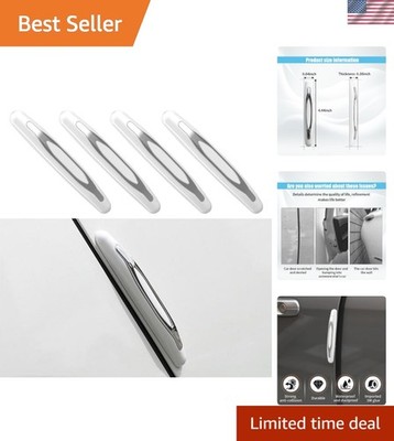 4PCS Universal Car Door Edge Guards - Self-Adhesive Anti-Collision Trim Strips