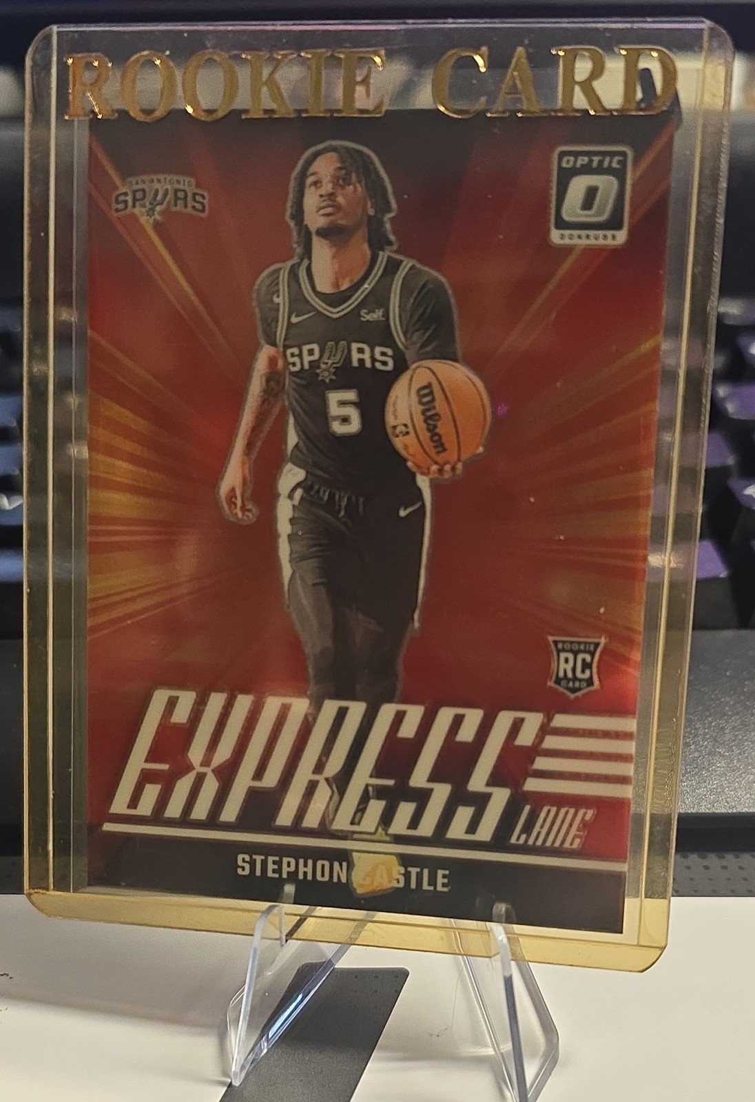 2024-25 Panini Donruss Optic - Express Lane Stephon Castle #1 Holo Prizm (RC)