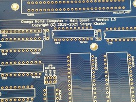 Omega MSX2 Home Computer 1.5, Kiselev, DIY Hardware Project, PCB ONLY, US Seller