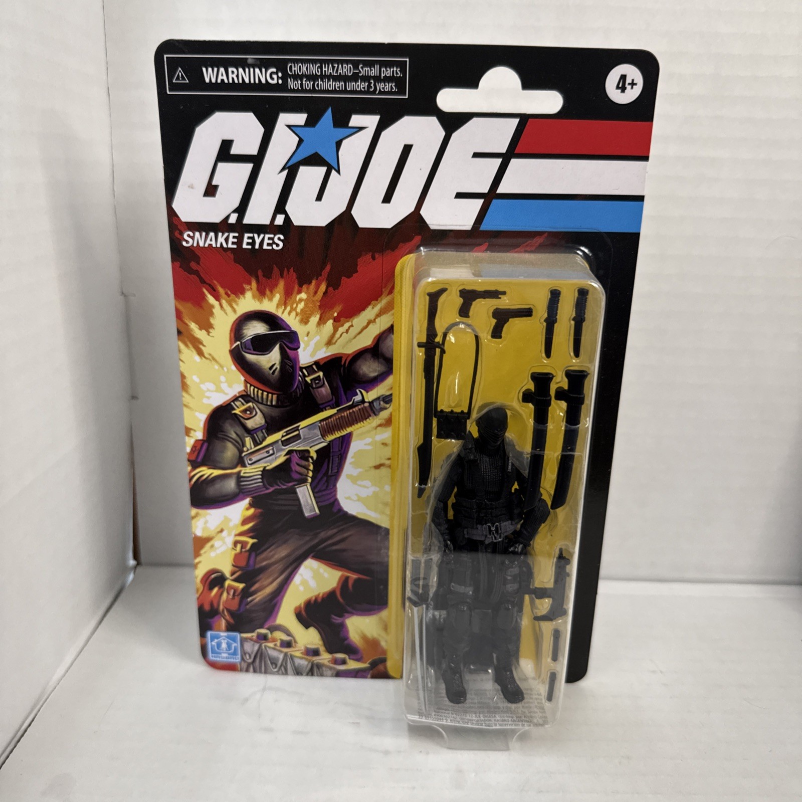 GI Joe Hasbro Retro Collection SNAKE EYES 3.75