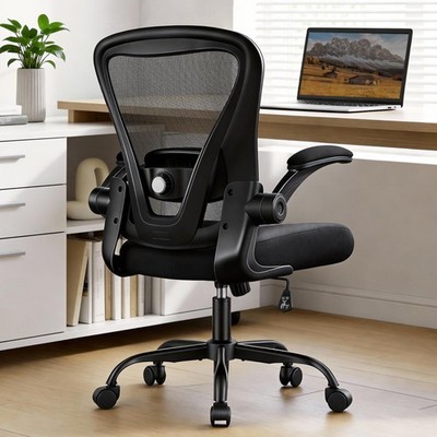 Office Chair, Ergonomic Office Chair with Back Support, Comfy Home Office Des...