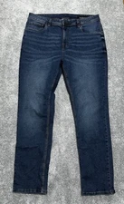 The Perfect Jean NYC Men’s Jeans 38x32 Slim Thick Whiskers Faded