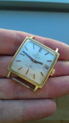 Certina TANK T+ C 25-651 AUTOMATIC VINTAGE WATCH MONTRE UHR 70's COLLECTORS