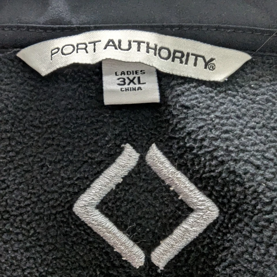 Sam's Club Employee Jacket Ladies 3XL Black Port Authority Full Zip Fleece Lined - Image 2 of 4