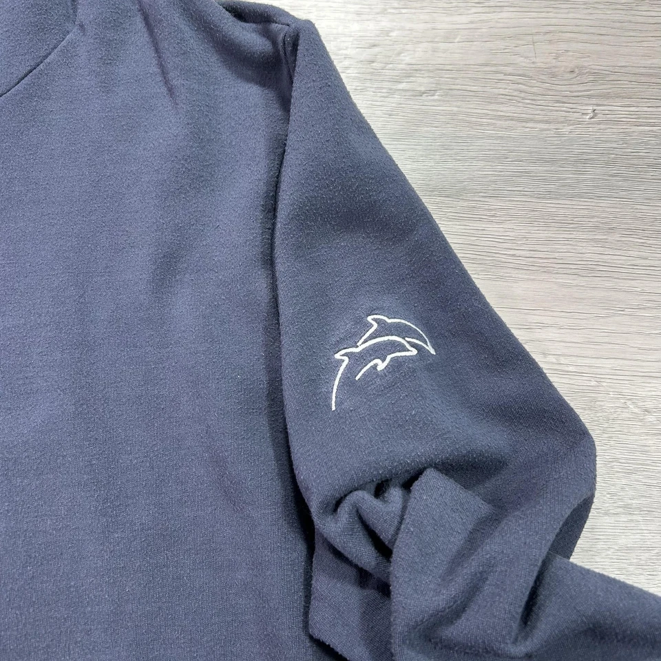 Sudadera con Capucha Travis Mathew Cloud Para Hombre Extra Grande Azul Pullover Rendimiento de Golf ^ Foto 4 de 4