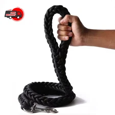Heavy Duty Large Dog Leash Durable Nylon Braided Lead for Small Medium Big Dogs