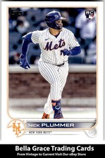 2022 Topps Update Nick Plummer #US247 New York Mets Rookie MLB Baseball 