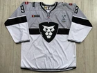 MHL HK Riga Latvia Game Worn Hockey Jersey KHL Dinamo Junior #98 PRIZEVOITS
