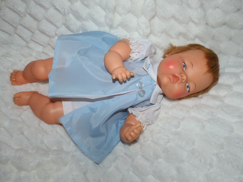 Vintage 1960s IDEAL Tiny Thumbelina Doll Untested Missing Knob 14"