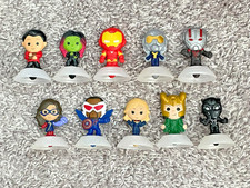 Lot of 10 MARVEL Superheros McDonald's Disney 100 Years Happy Meal Toys Figures