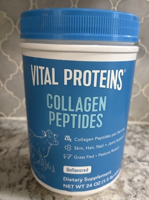 Vital Proteins Collagen Peptides 20g Dietary Supplement Powder 24 Oz - Sealed