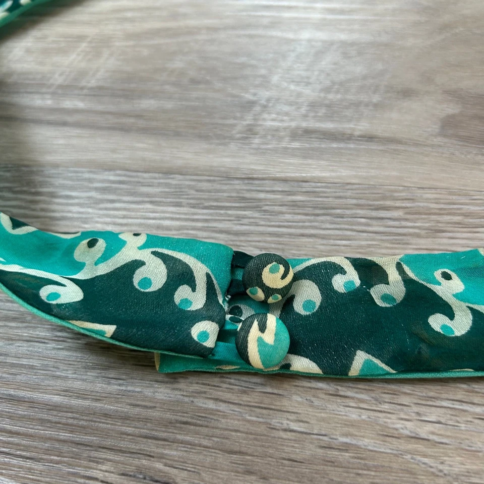 Винтажный Milly NY шелк с бретелью через шею мини-платье бирюзовый цветочный Y2K вечеринки без спинки размер 2 - Изображение 3 из 4